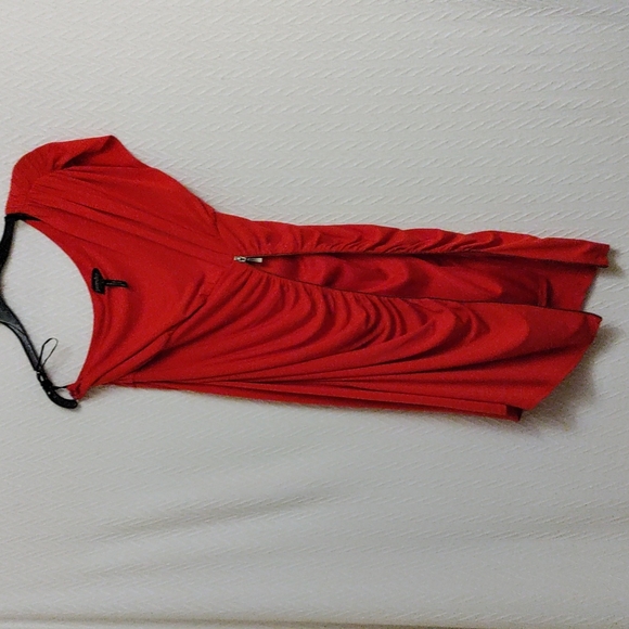 Prelove Laundry by Shelli Segal L A One Shoulder Red Dress - Picture 4 of 6
